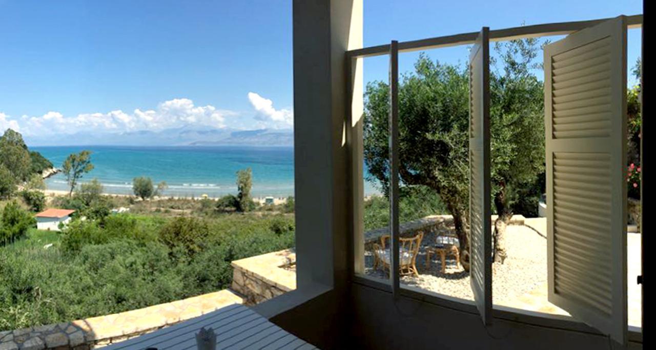 Vista Petros Apartment Apraos Bagian luar foto